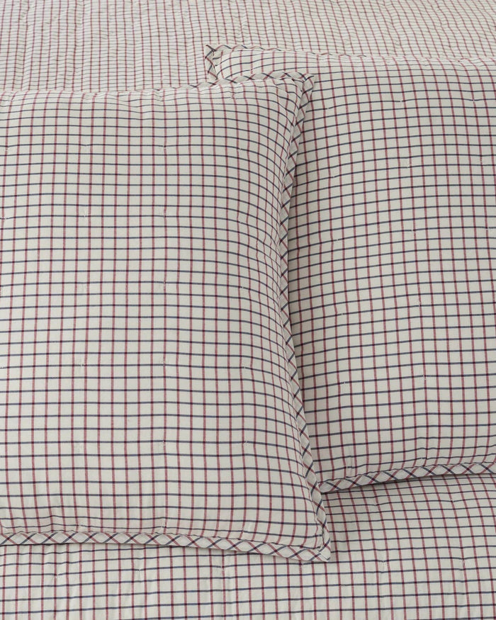 The front view of the Southern Tide Raleigh Euro Sham by Southern Tide - Multi