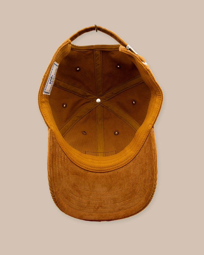 The detail view of the Southern Tide ST Corduroy Hat by Southern Tide - Hazelnut Khaki