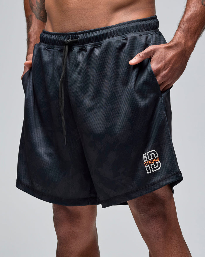 Black/Gray # STRONG iD Men's Shorts - Black/Gray