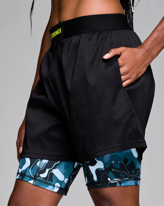Multi # STRONG iD Men's Shorts With Inner Liner