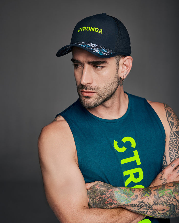 Green # STRONG iD Performance Hat