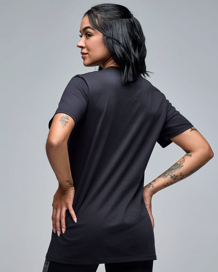 Bold Black # STRONG iD Unisex Crew Neck Tee