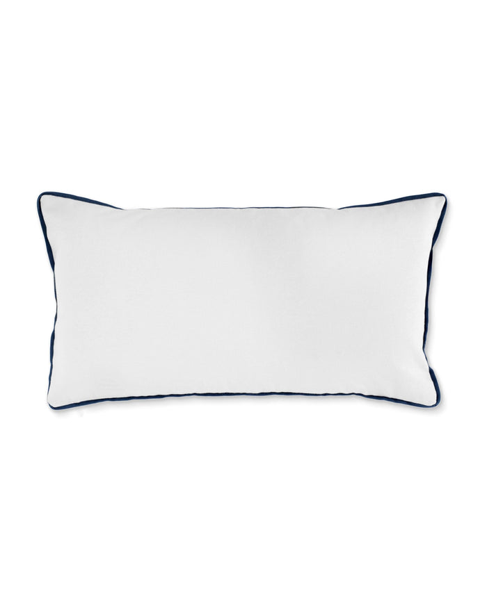 The back view of the Southern Tide Summerfield Breakfast Decorative Pillow by Southern Tide - Navy