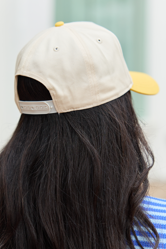 Sunkissed Beach Club Yellow Trucker Hat FINAL SALE