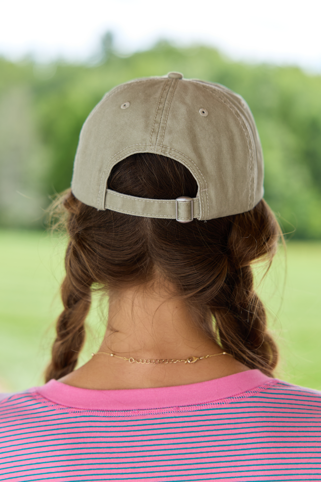 Sweater Weather Repeat Stone Embroidered Relaxed Hat