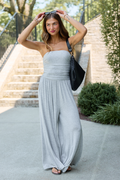 Tabitha Heather Grey Sleeveless Jumpsuit