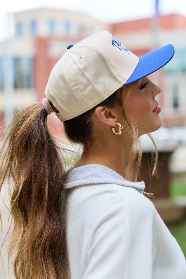 Tailgate Social Club Royal Blue Embroidered Trucker Hat