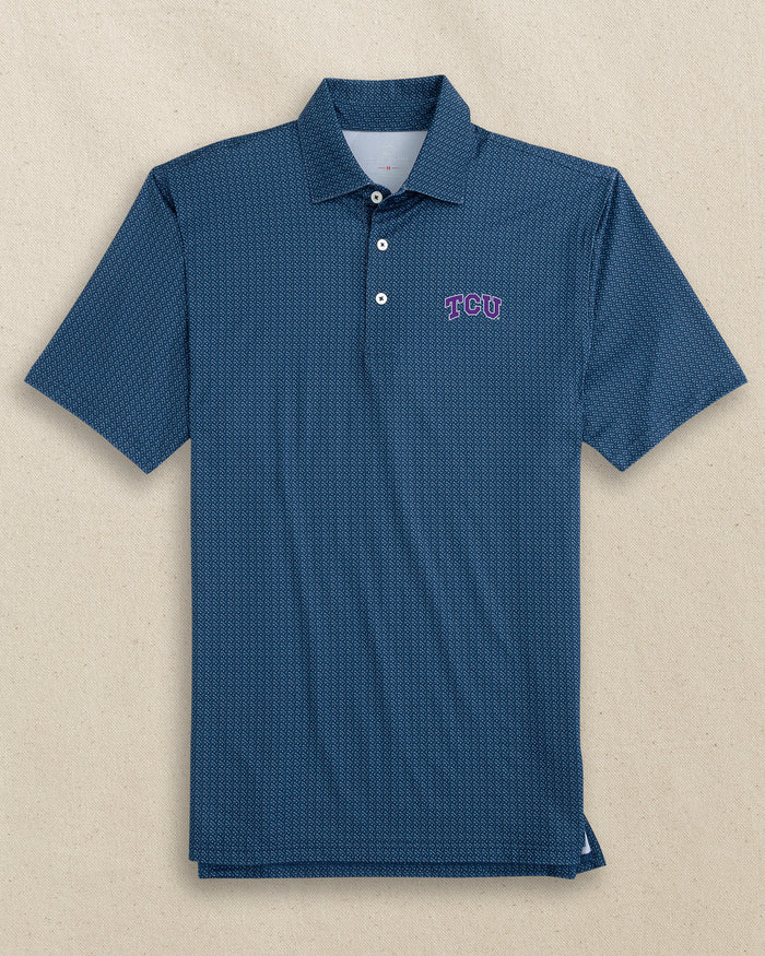 TCU Horned Frogs Driver Clubbin It Polo C_Polo Shirts Southern Tide