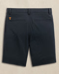 The back view of the Southern Tide Tennessee Vols brrr°®-die 8" Performance Short by Southern Tide - Caviar Black
