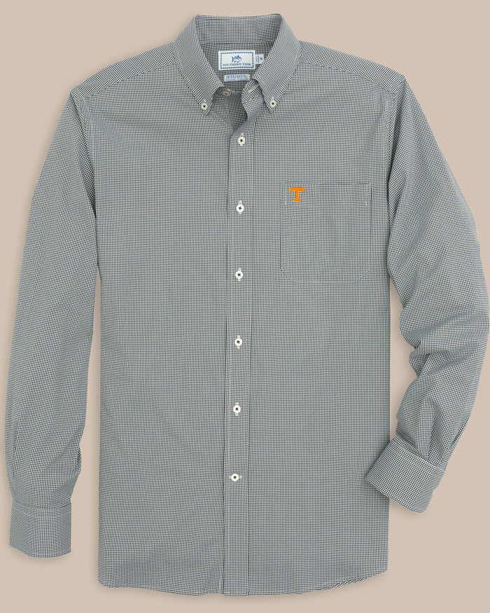 Tennessee Vols Gingham Button Down Shirt C_Sportshirts Southern Tide