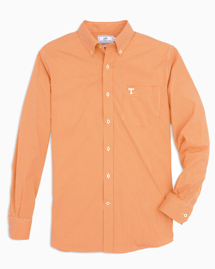 Tennessee Vols Gingham Button Down Shirt