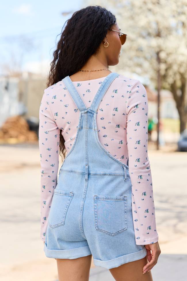 Tessa Light Wash Denim Overalls FINAL SALE