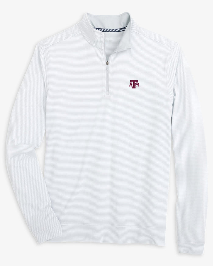 Texas A&M Aggies Cruiser Micro-Stripe Heather Quarter Zip