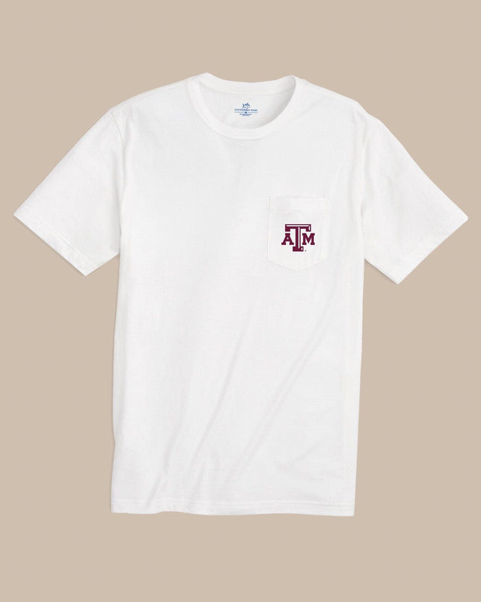 Texas A&M Aggies Gameday Embroidered Short Sleeve T-Shirt C_T-Shirts Southern Tide