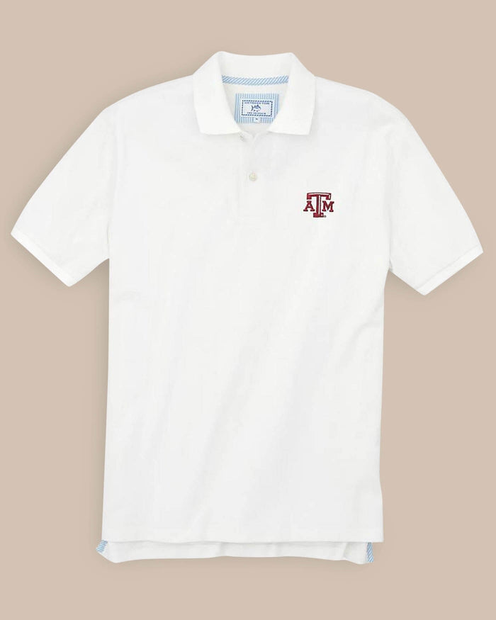 Texas A&M Aggies Pique Polo Shirt C_Polo Shirts Southern Tide