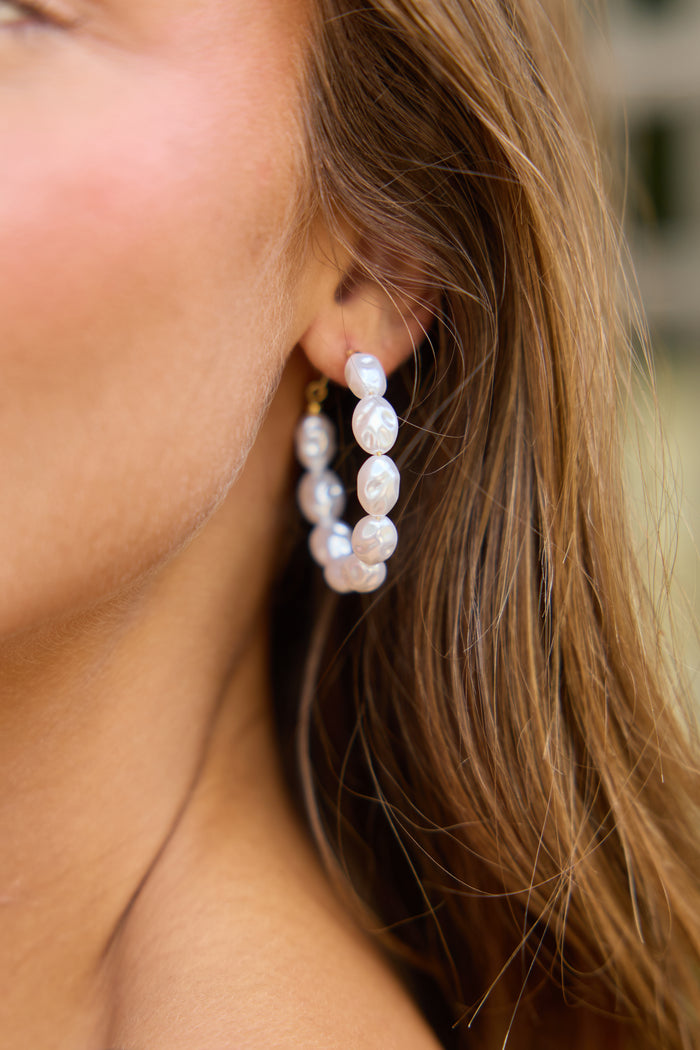 The Pearl Edit Hoops