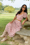 The Same Hymn Off The Shoulder Top And Skirt Set
