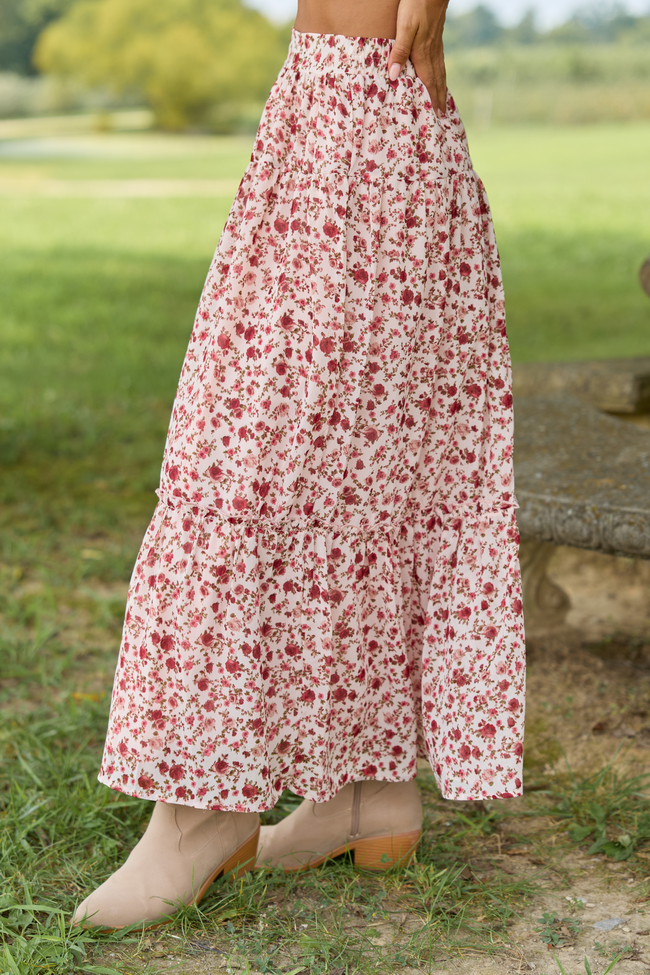 The Same Hymn Off The Shoulder Top And Skirt Set