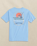 The back view of the Southern Tide The Skipjack Deep Sea Fishing Boat Short Sleeve T-Shirt by Southern Tide - Ocean Channel