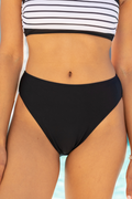 Tidal Treasures Black Solid Bikini Bottom FINAL SALE