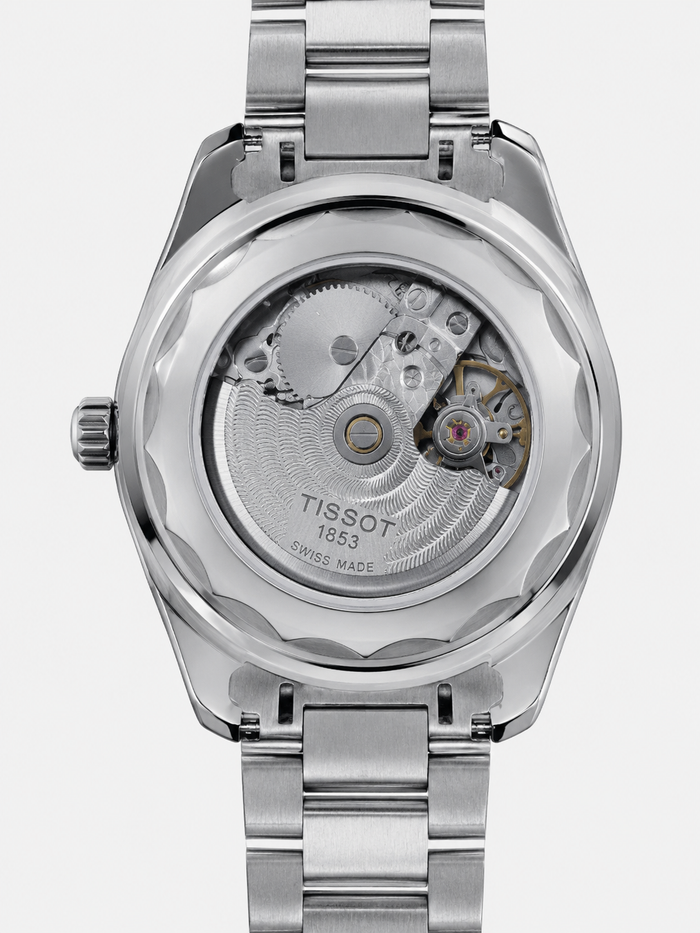 Tissot 1853 Automatic Watch for Men – Green  Dial & Silver Stainless Steel
