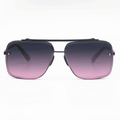 TopFoxx Bella Faded Purple and Pink - Tangle Free Aviator Sunglasses