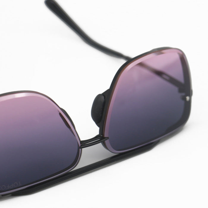 TopFoxx Bella Faded Purple and Pink - Tangle Free Aviator Sunglasses