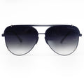TopFoxx Cristina - Tangle Free - Faded Black and Gold Aviator Sunglasses