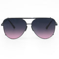 TopFoxx Cristina - Tangle Free - Faded Purple & Pink Aviator Sunglasses