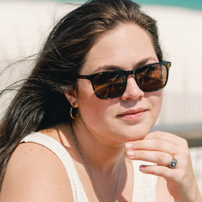 TopFoxx Emory Tortoise Sunglasses