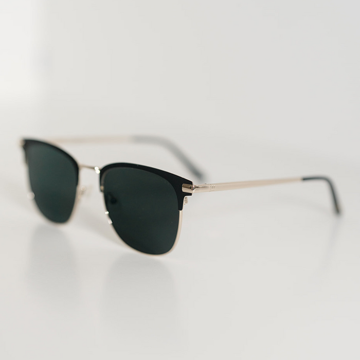 TopFoxx Grady White Gold Sunglasses