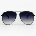 TopFoxx Luna - Tangle Free - Faded Black Aviator Sunglasses