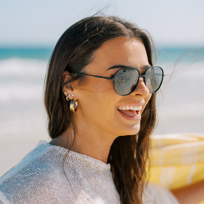 TopFoxx Ollie Onyx Sunglasses
