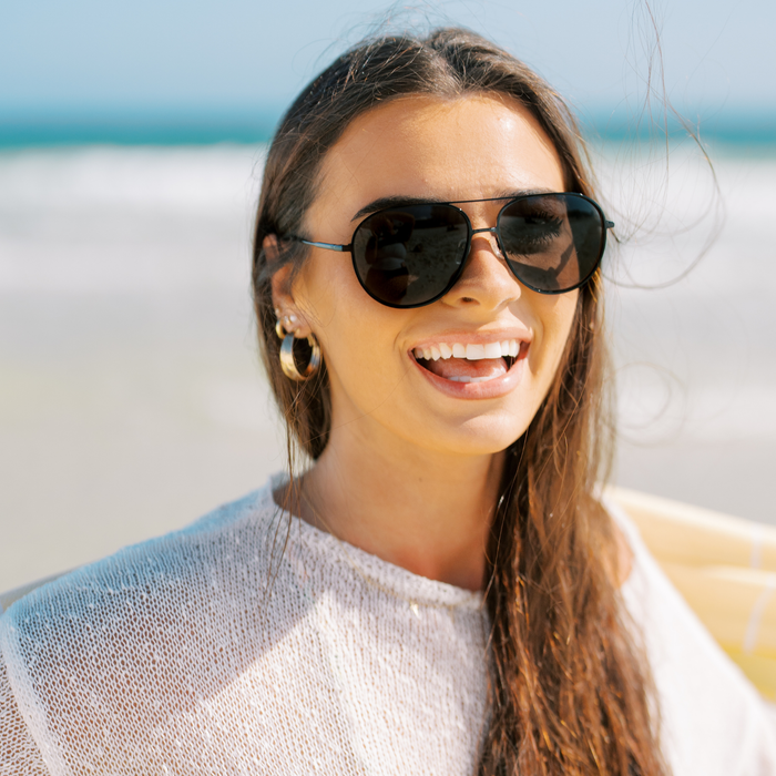 TopFoxx Ollie Onyx Sunglasses