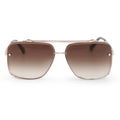 TopFoxx Smaller Bella Coffee - Tangle Free Aviator Sunglasses