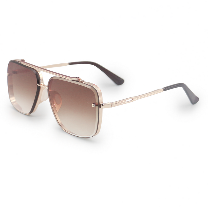 TopFoxx Smaller Bella Coffee - Tangle Free Aviator Sunglasses