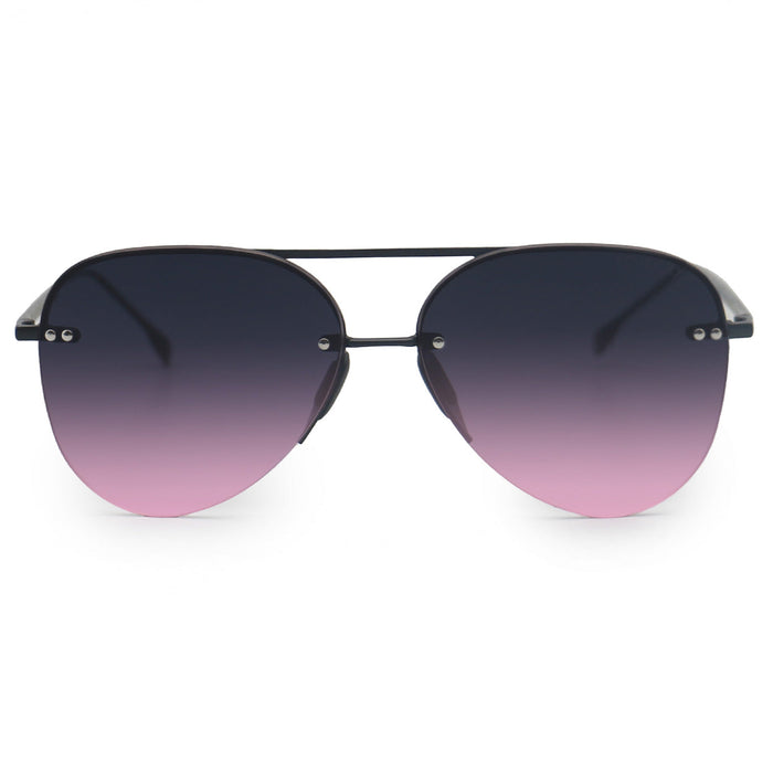 TopFoxx Smaller Megan 2 Faded Purple Pink - Tangle Free Aviator Sunglasses
