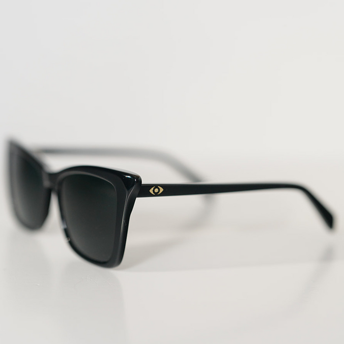 TopFoxx Toni Midnight Black Sunglasses