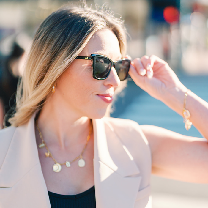 TopFoxx Toni Midnight Black Sunglasses