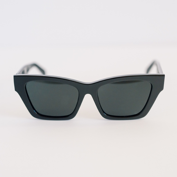 TopFoxx Vivian Midnight Black Sunglasses