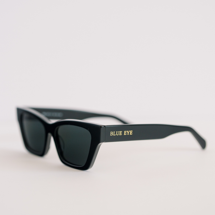 TopFoxx Vivian Midnight Black Sunglasses
