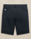 The back view of the Southern Tide UNC Tar Heels brrr°®-die 8" Performance Short by Southern Tide - Caviar Black