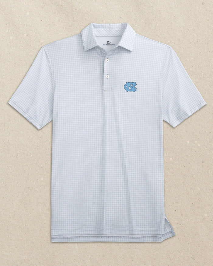 UNC Tar Heels Driver Dunes Edge Plaid Polo C_Polo Shirts Southern Tide