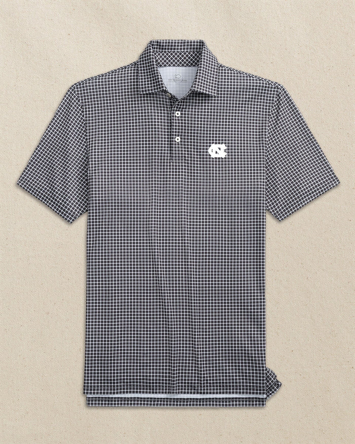 UNC Tar Heels Driver Dunes Edge Plaid Polo C_Polo Shirts Southern Tide