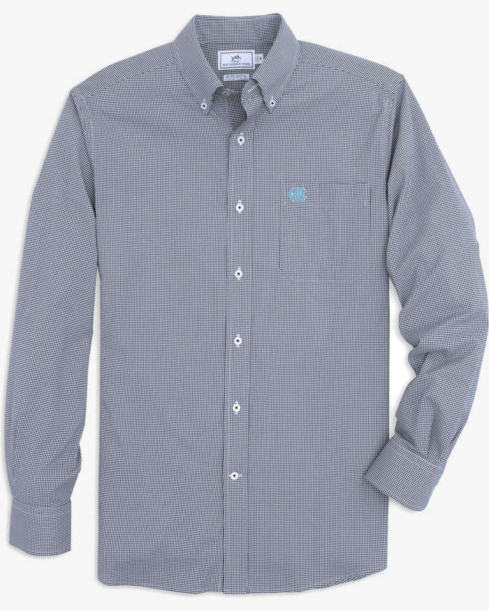 UNC Tar Heels Gingham Button Down Shirt