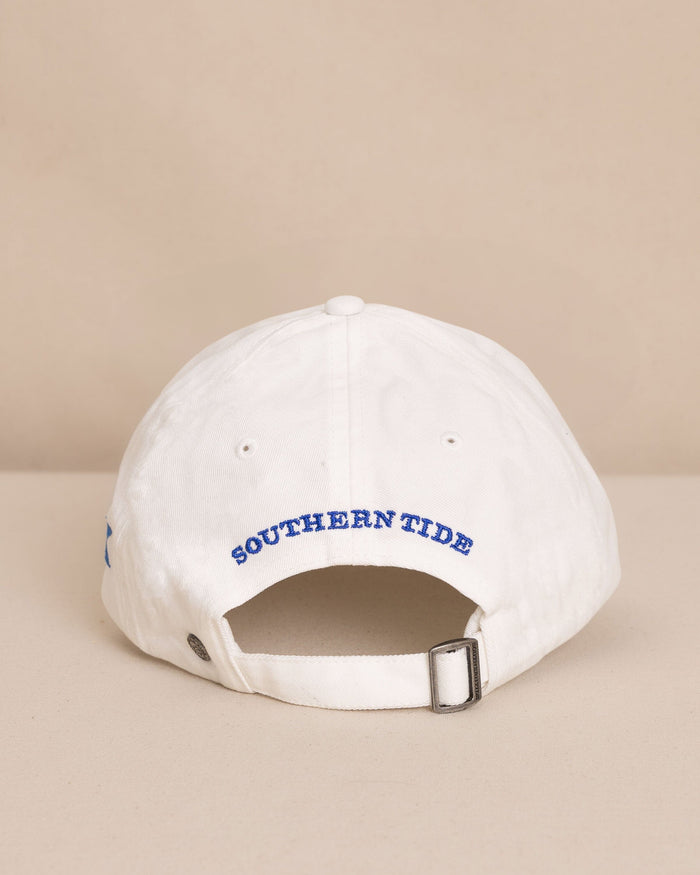 The back view of the Southern Tide USA Nautical Flags Skipjack Hat by Southern Tide - White