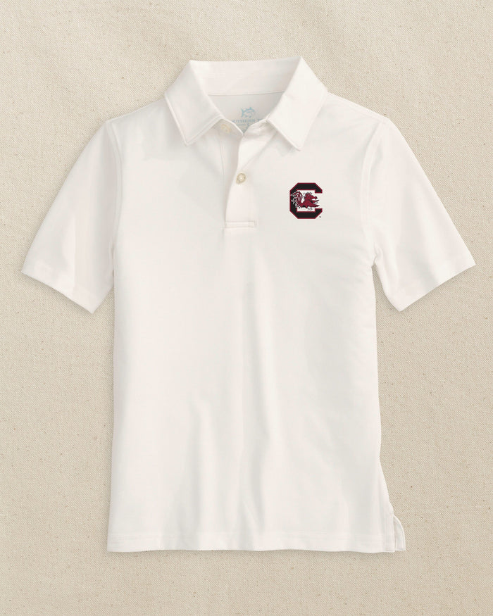 USC Gamecocks Boys Driver Polo Shirt Y_Polo Shirts Southern Tide