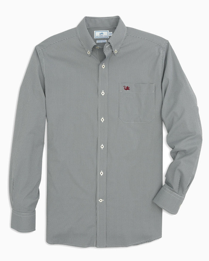 USC Gamecocks Gingham Button Down Shirt