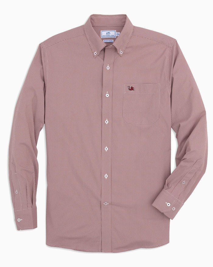 USC Gamecocks Gingham Button Down Shirt