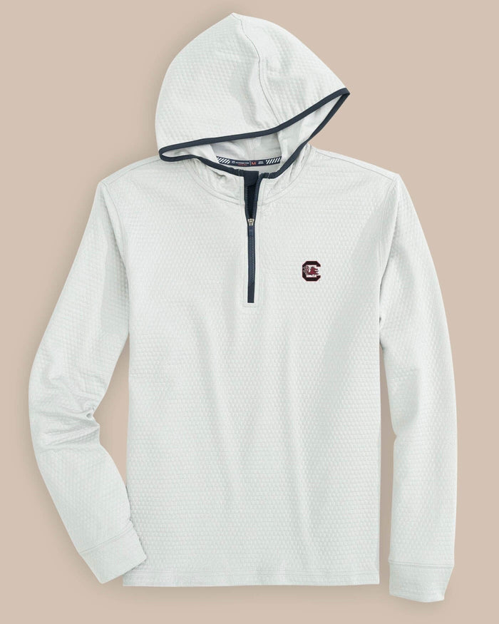 USC Gamecocks Scuttle Quarter Zip Hoodie C_Outerwear Southern Tide